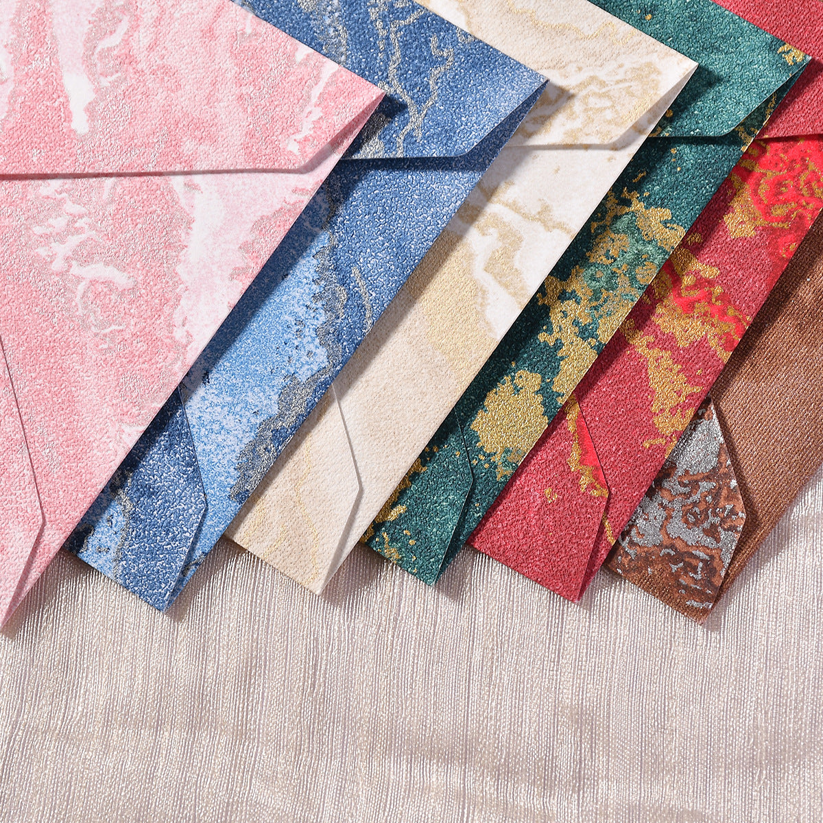 Vintage Gilded Embossed Specialty Paper Stationery Set, Chinese Style Letter Envelopes & Writing Papers, Wax Seal Envelopes, Invitation Cards & Postcards for Love Letters